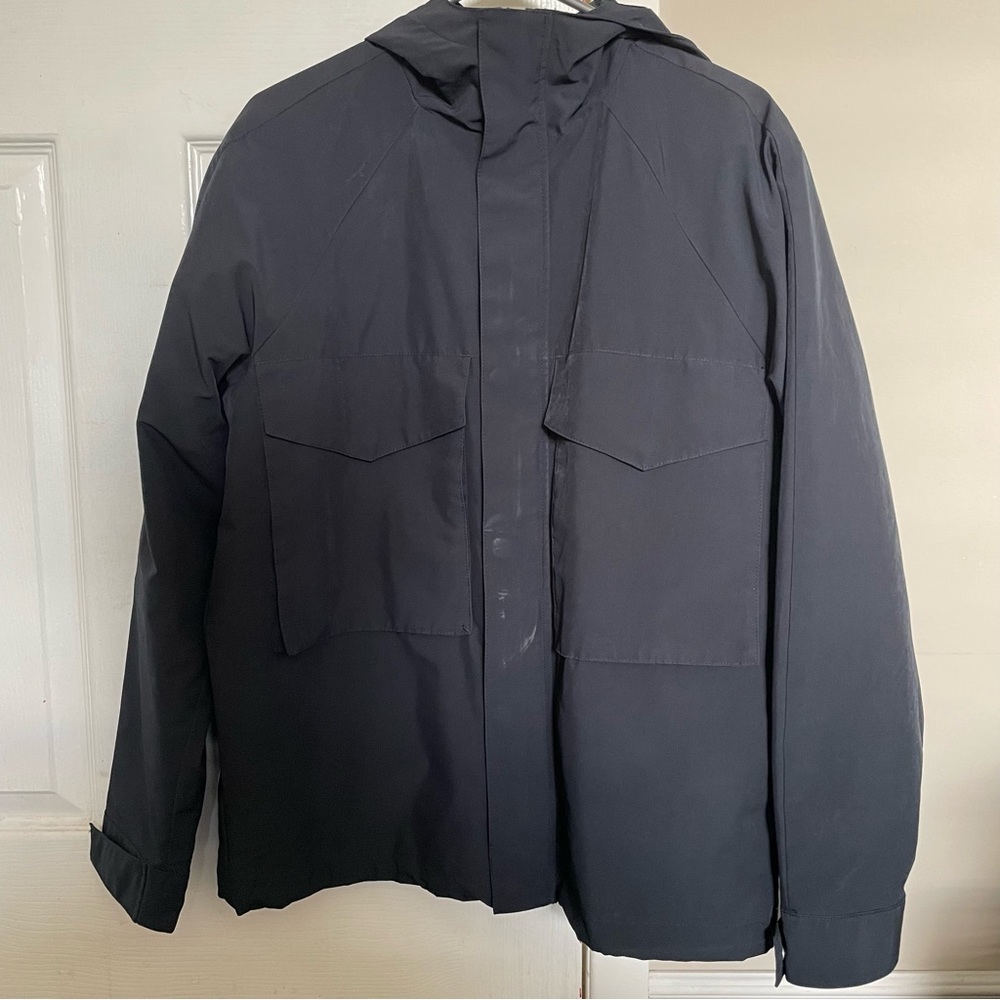 Navy Raincoat Jacket Zara